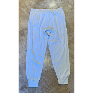 Women's Barefoot Dreams Pants XL White cream knit